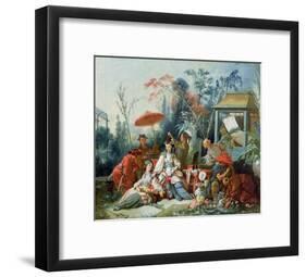 The Chinese Garden, circa 1742-Francois Boucher-Framed Giclee Print