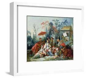 The Chinese Garden, circa 1742-Francois Boucher-Framed Giclee Print