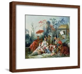 The Chinese Garden, circa 1742-Francois Boucher-Framed Giclee Print