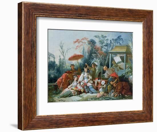 The Chinese Garden, circa 1742-Francois Boucher-Framed Giclee Print