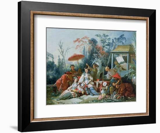 The Chinese Garden, circa 1742-Francois Boucher-Framed Giclee Print