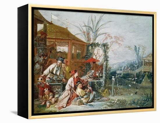 The Chinese Hunt, circa 1742-Francois Boucher-Framed Premier Image Canvas