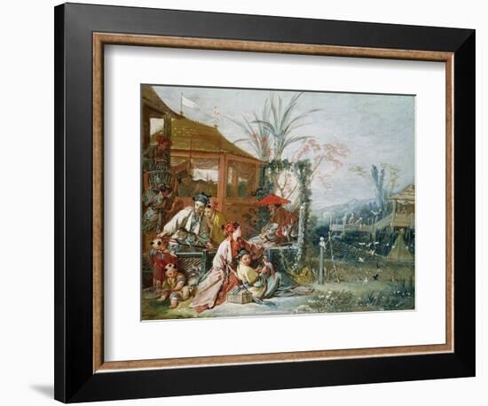 The Chinese Hunt, circa 1742-Francois Boucher-Framed Giclee Print