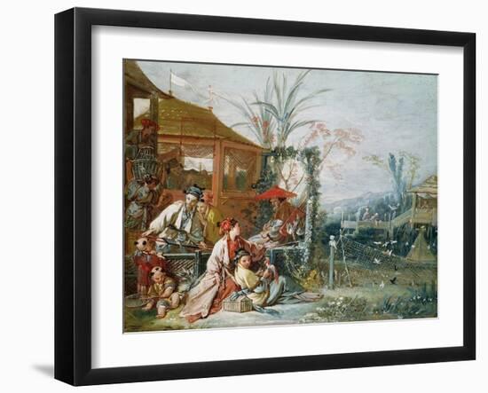 The Chinese Hunt, circa 1742-Francois Boucher-Framed Giclee Print
