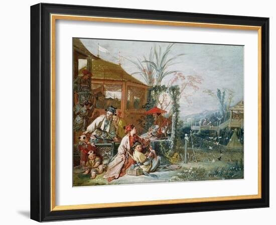 The Chinese Hunt, circa 1742-Francois Boucher-Framed Giclee Print