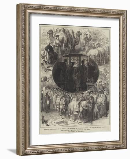 The Chinese Imperial Marriage at Pekin-Arthur Hopkins-Framed Giclee Print