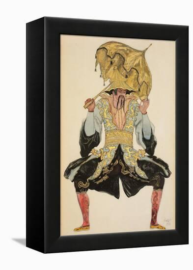 The Chinese Mandarin, Costume Design for 'Sleeping Beauty', 1921 (Pencil, W/C and Gouache)-Leon Bakst-Framed Premier Image Canvas