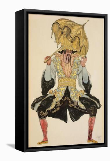 The Chinese Mandarin, Costume Design for 'Sleeping Beauty', 1921 (Pencil, W/C and Gouache)-Leon Bakst-Framed Premier Image Canvas