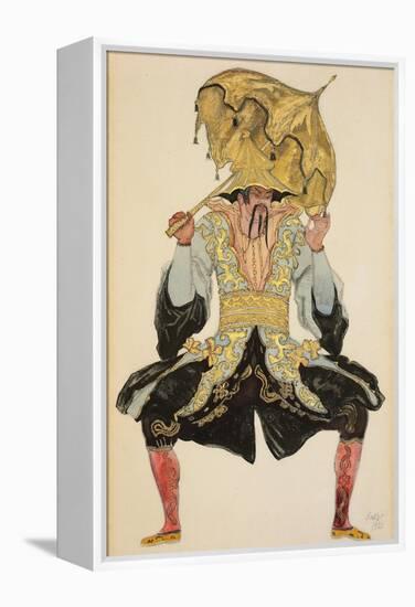 The Chinese Mandarin, Costume Design for 'Sleeping Beauty', 1921 (Pencil, W/C and Gouache)-Leon Bakst-Framed Premier Image Canvas