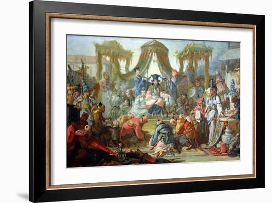 The Chinese Marriage, or an Audience with the Emperor of China, circa 1742-Francois Boucher-Framed Giclee Print