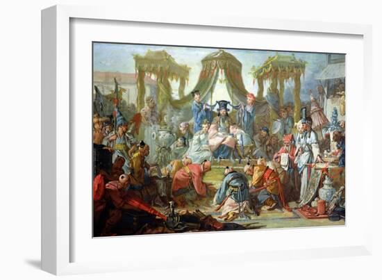 The Chinese Marriage, or an Audience with the Emperor of China, circa 1742-Francois Boucher-Framed Giclee Print