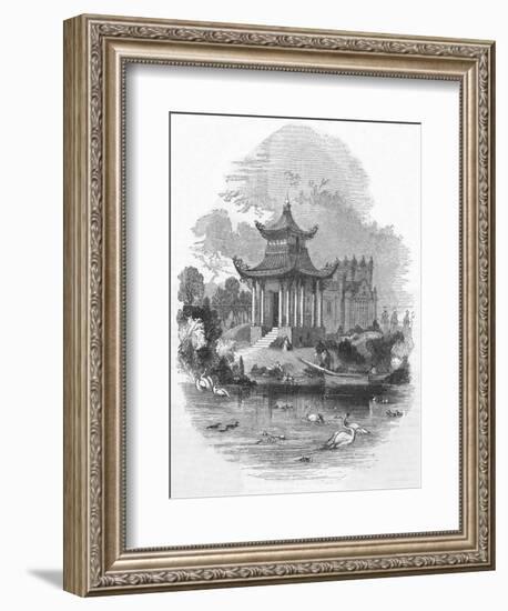 The Chinese Pagoda in Victoria Park, East London-null-Framed Art Print