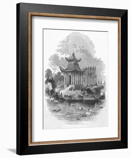 The Chinese Pagoda in Victoria Park, East London-null-Framed Art Print