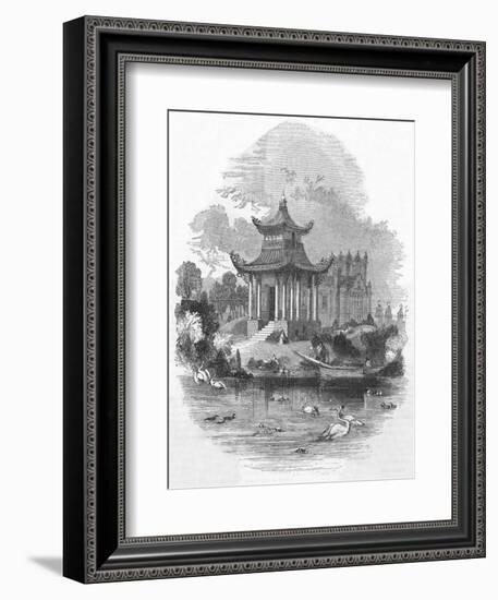 The Chinese Pagoda in Victoria Park, East London-null-Framed Art Print