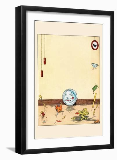 The Chinese Plate Was Blue-Eugene Field-Framed Art Print