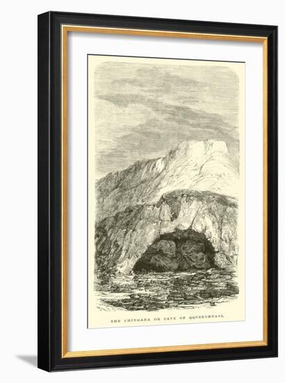 The Chingana or Cave of Qquerohuasi-Édouard Riou-Framed Giclee Print