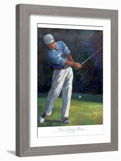 The Chip Shot-Unknown Unknown-Framed Art Print