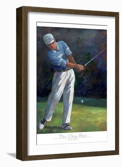 The Chip Shot-Unknown Unknown-Framed Art Print