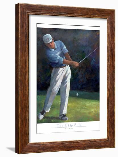 The Chip Shot-Unknown Unknown-Framed Art Print