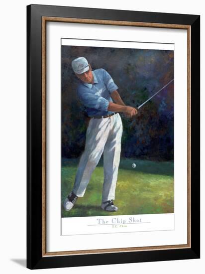 The Chip Shot-Unknown Unknown-Framed Art Print