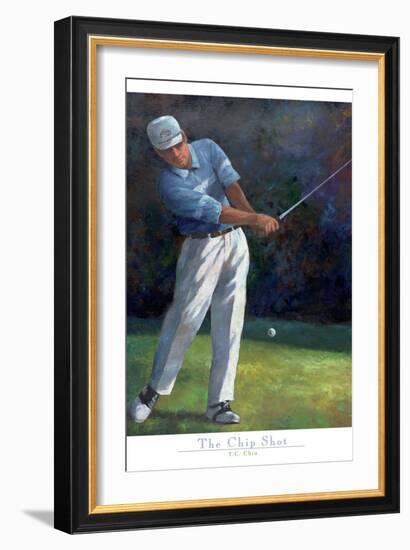 The Chip Shot-Unknown Unknown-Framed Art Print