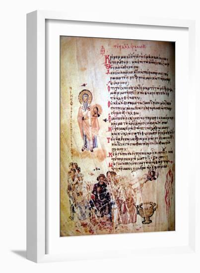 The Chludov Psalter, Ca 850-null-Framed Giclee Print