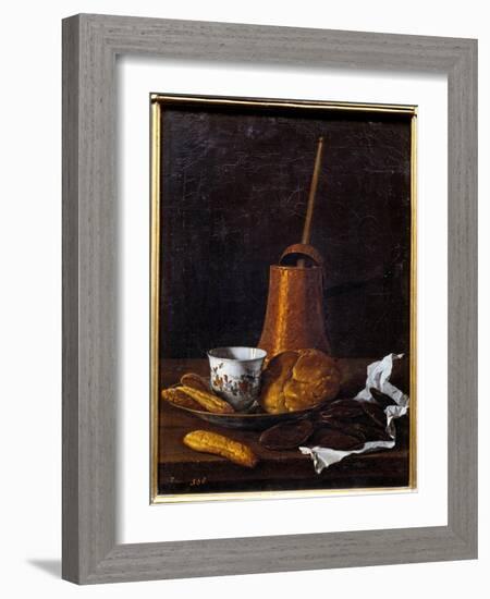 The Chocolate, 18Th Century (Painting)-Luis Egidio Menendez or Melendez-Framed Giclee Print