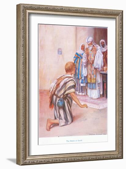 The Choice of David-Arthur A. Dixon-Framed Giclee Print