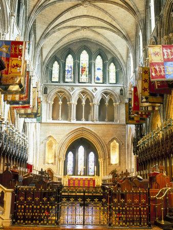 'The Choir and Banners, St. Patrick's Catholic Cathedral, Dublin