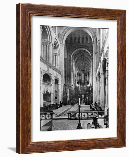 The Choir, Norwich Cathedral, 1924-1926-Francis & Co Frith-Framed Giclee Print