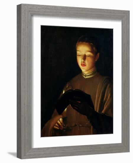 The Choirboy, c.1645-Georges de La Tour-Framed Giclee Print