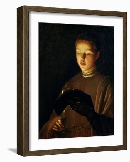 The Choirboy, c.1645-Georges de La Tour-Framed Giclee Print