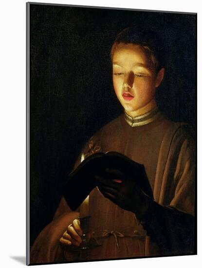 The Choirboy, c.1645-Georges de La Tour-Mounted Giclee Print