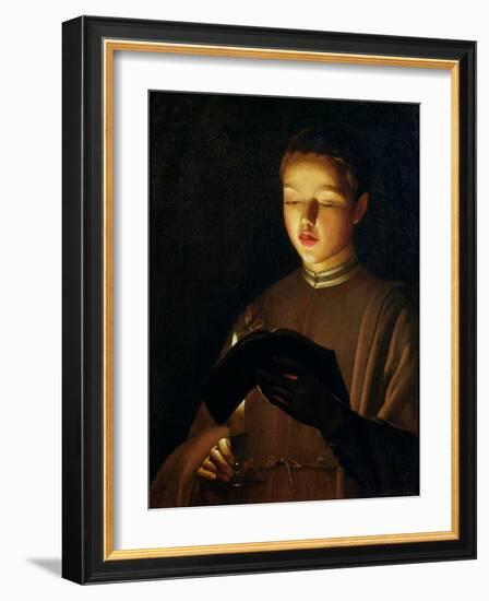 The Choirboy, c.1645-Georges de La Tour-Framed Giclee Print