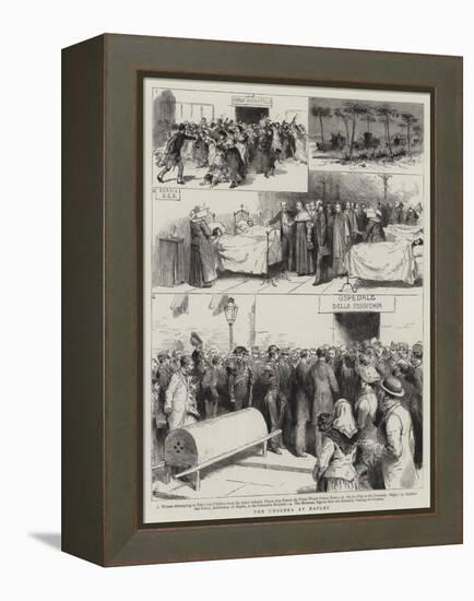 The Cholera at Naples-null-Framed Premier Image Canvas