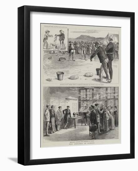 The Cholera in Europe-Godefroy Durand-Framed Giclee Print