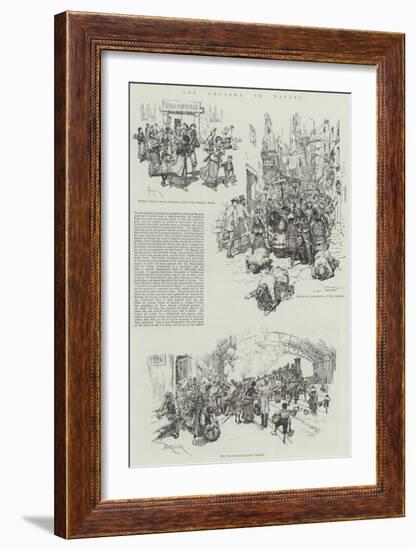 The Cholera in Naples-Amedee Forestier-Framed Giclee Print