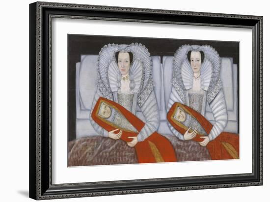 The Cholmondeley Ladies-British School 17th century-Framed Giclee Print