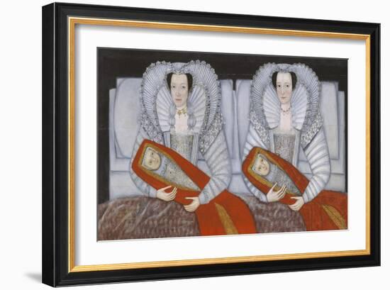 The Cholmondeley Ladies-British School 17th century-Framed Giclee Print