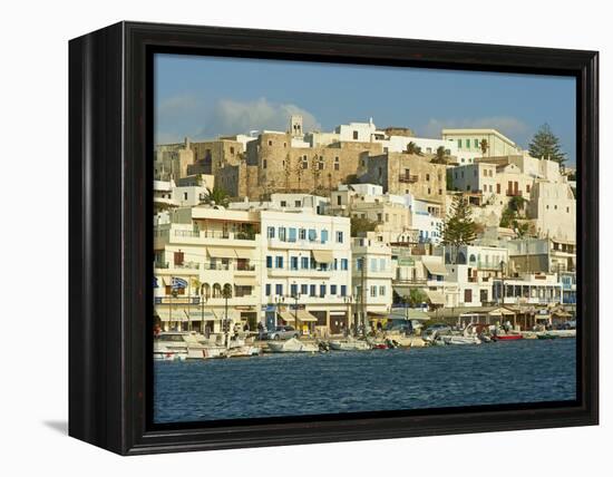 The Chora (Hora), Naxos, Cyclades Islands, Greek Islands, Aegean Sea, Greece, Europe-Tuul-Framed Premier Image Canvas