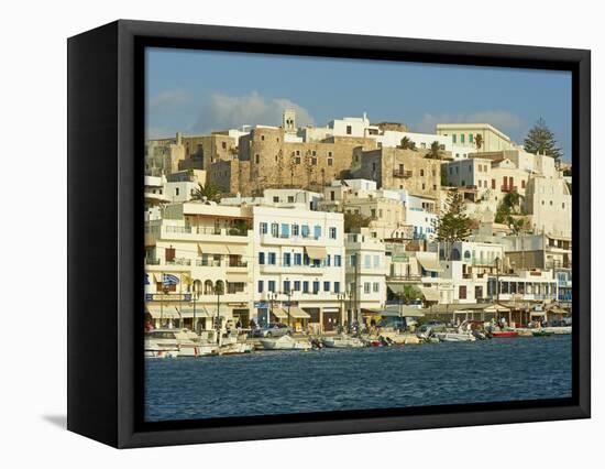 The Chora (Hora), Naxos, Cyclades Islands, Greek Islands, Aegean Sea, Greece, Europe-Tuul-Framed Premier Image Canvas