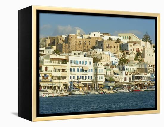 The Chora (Hora), Naxos, Cyclades Islands, Greek Islands, Aegean Sea, Greece, Europe-Tuul-Framed Premier Image Canvas