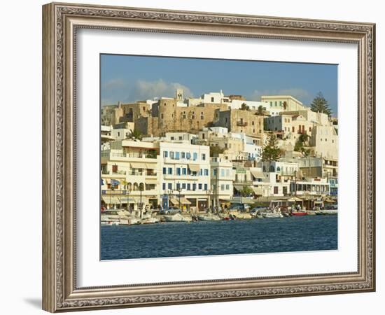 The Chora (Hora), Naxos, Cyclades Islands, Greek Islands, Aegean Sea, Greece, Europe-Tuul-Framed Photographic Print