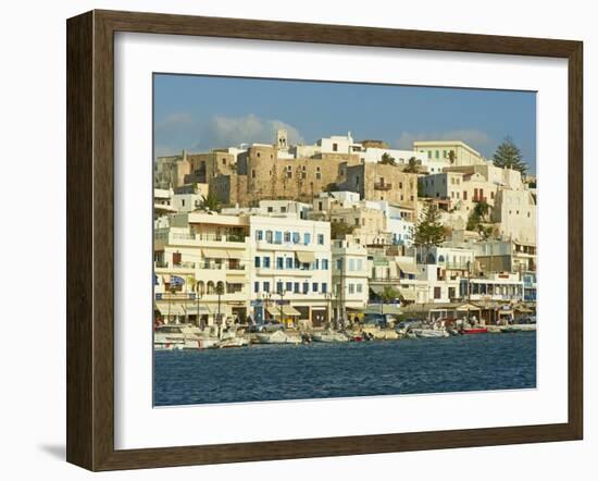 The Chora (Hora), Naxos, Cyclades Islands, Greek Islands, Aegean Sea, Greece, Europe-Tuul-Framed Photographic Print