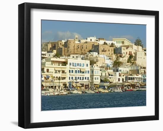 The Chora (Hora), Naxos, Cyclades Islands, Greek Islands, Aegean Sea, Greece, Europe-Tuul-Framed Photographic Print