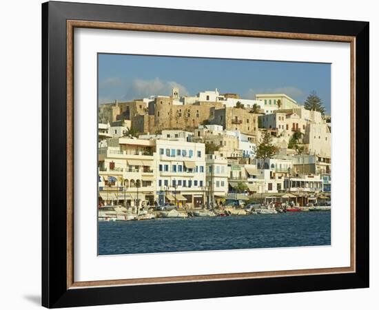 The Chora (Hora), Naxos, Cyclades Islands, Greek Islands, Aegean Sea, Greece, Europe-Tuul-Framed Photographic Print