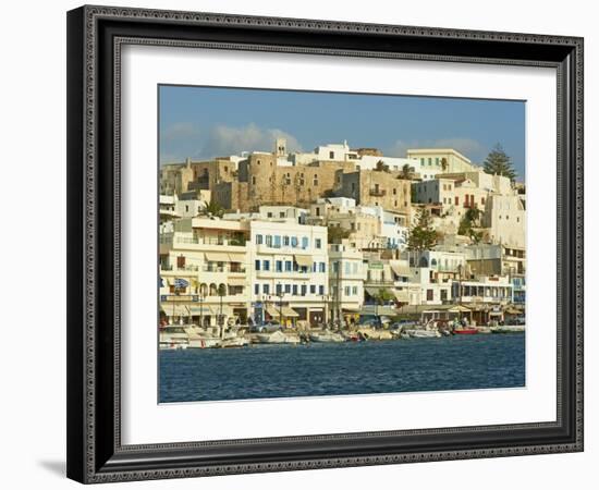 The Chora (Hora), Naxos, Cyclades Islands, Greek Islands, Aegean Sea, Greece, Europe-Tuul-Framed Photographic Print