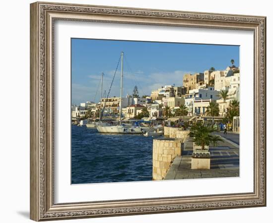 The Chora (Hora), Naxos, Cyclades Islands, Greek Islands, Aegean Sea, Greece, Europe-Tuul-Framed Photographic Print