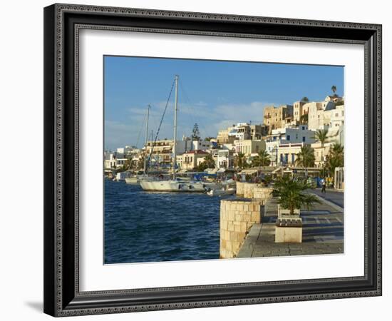 The Chora (Hora), Naxos, Cyclades Islands, Greek Islands, Aegean Sea, Greece, Europe-Tuul-Framed Photographic Print