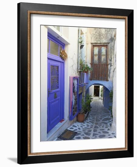 The Chora (Hora), the Kastro Old City, Naxos , Cyclades Islands, Greek Islands, Greece, Europe-Tuul-Framed Photographic Print